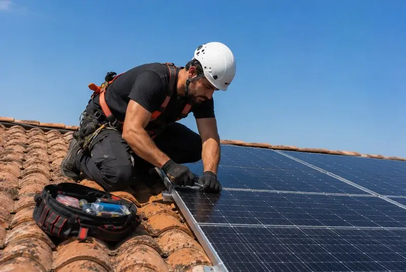 Maintenance et monitoring de panneaux solaires à Saint-Laurent-en-Royans