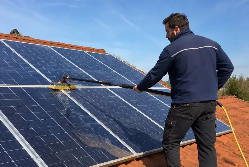 Nettoyage et entretien de panneaux solaires à Saint-Laurent-en-Royans